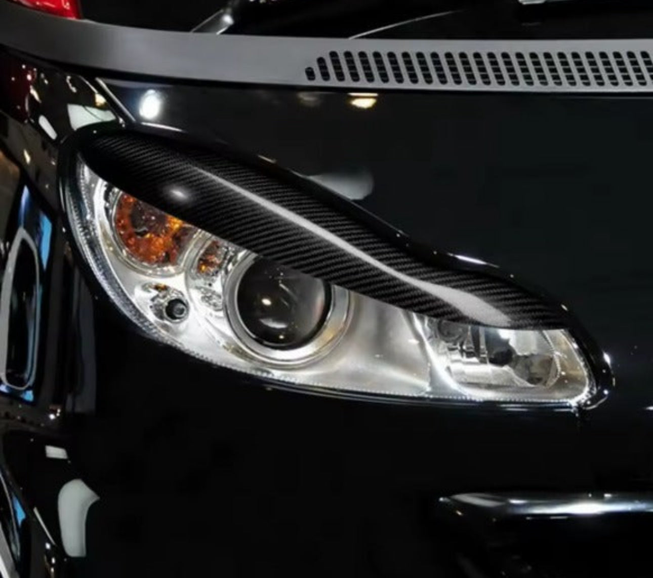 Carbon Φρυδια για Smart451