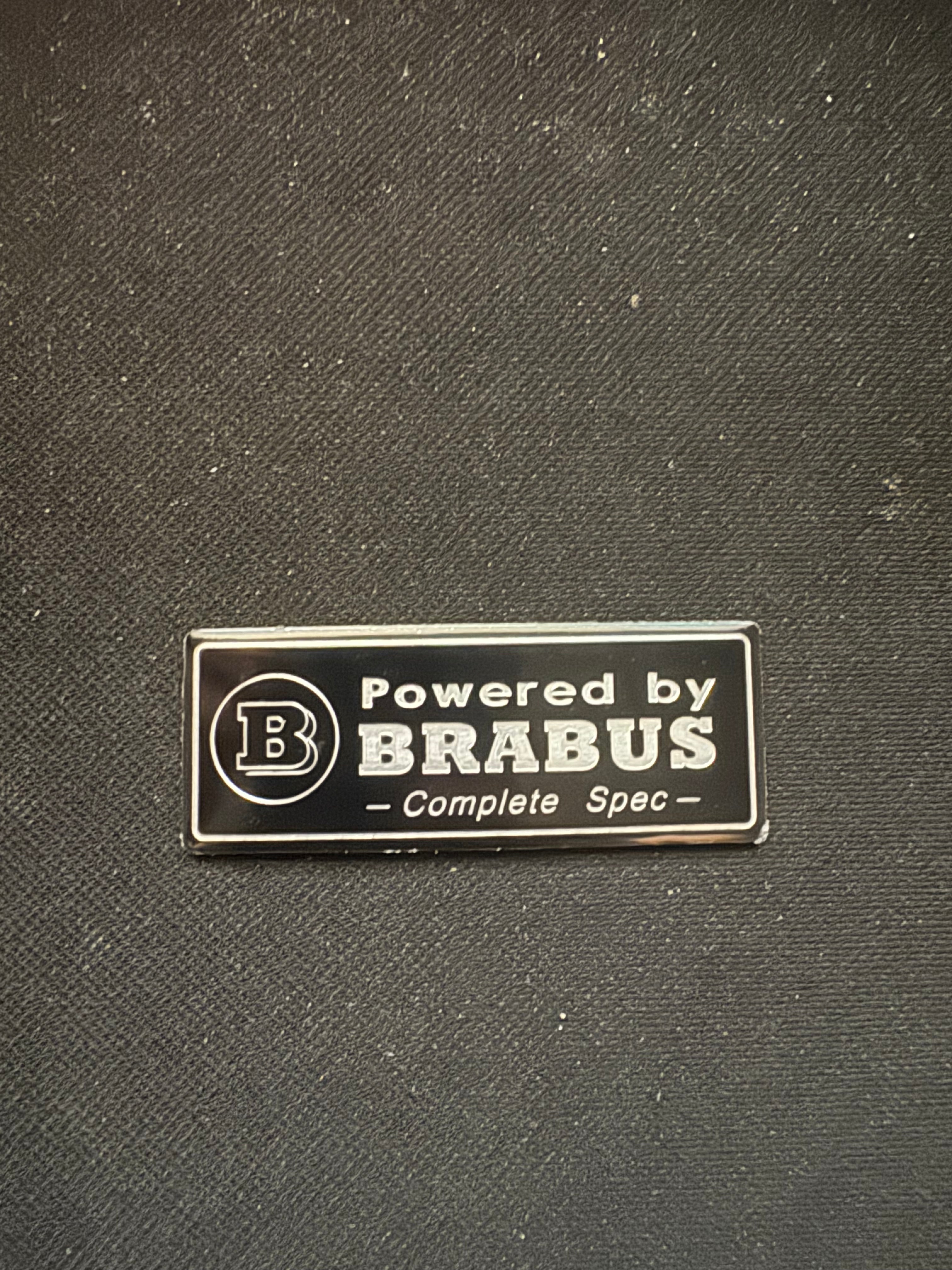1 τεμάχιο Αλουμινένιο  BRABUS Emblem Badge